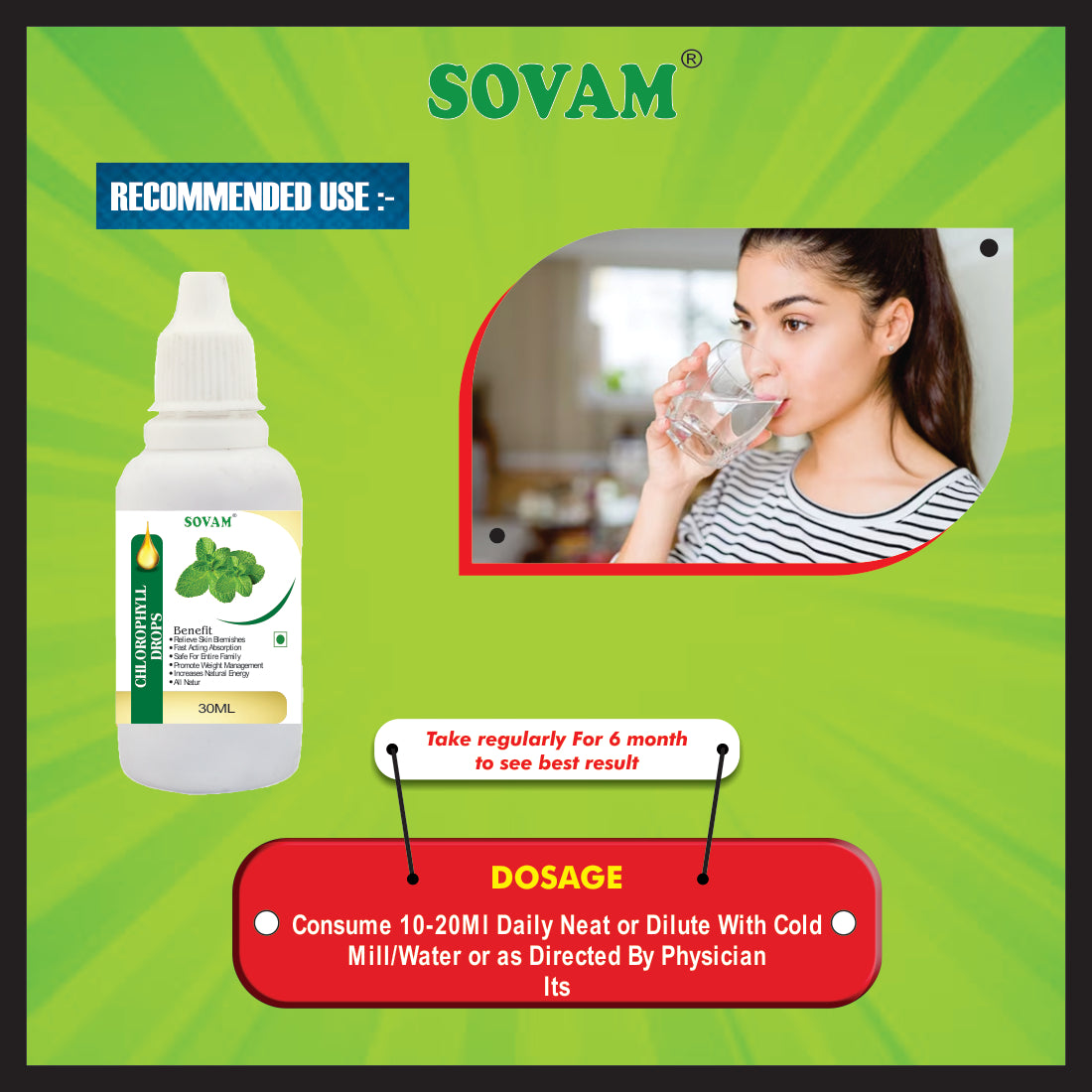 Sovam Chlorophy 30ml Drops