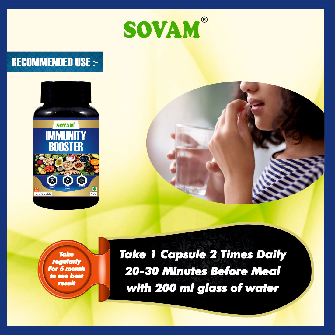 Sovam Immunity Booster 30 Capsules