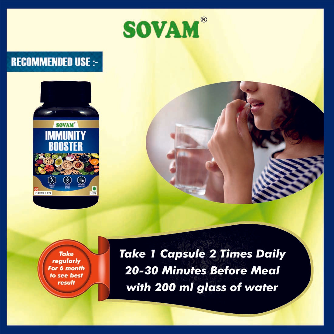 Sovam Immunity Booster 60 Capsules