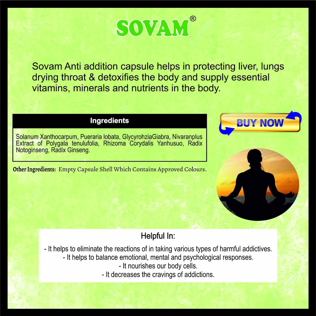 Sovam Anti-Addiction 30 Capsule