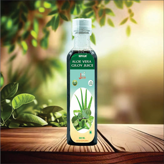 Sovam Aloe Vera Giloy Juice 500 Ml