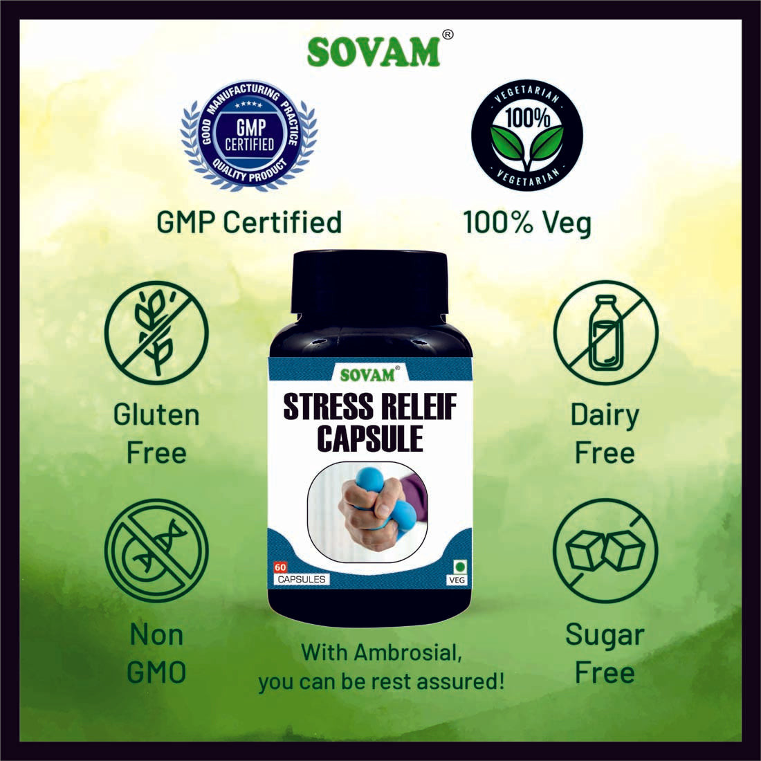 Sovam Stress Relief 60 Capsules