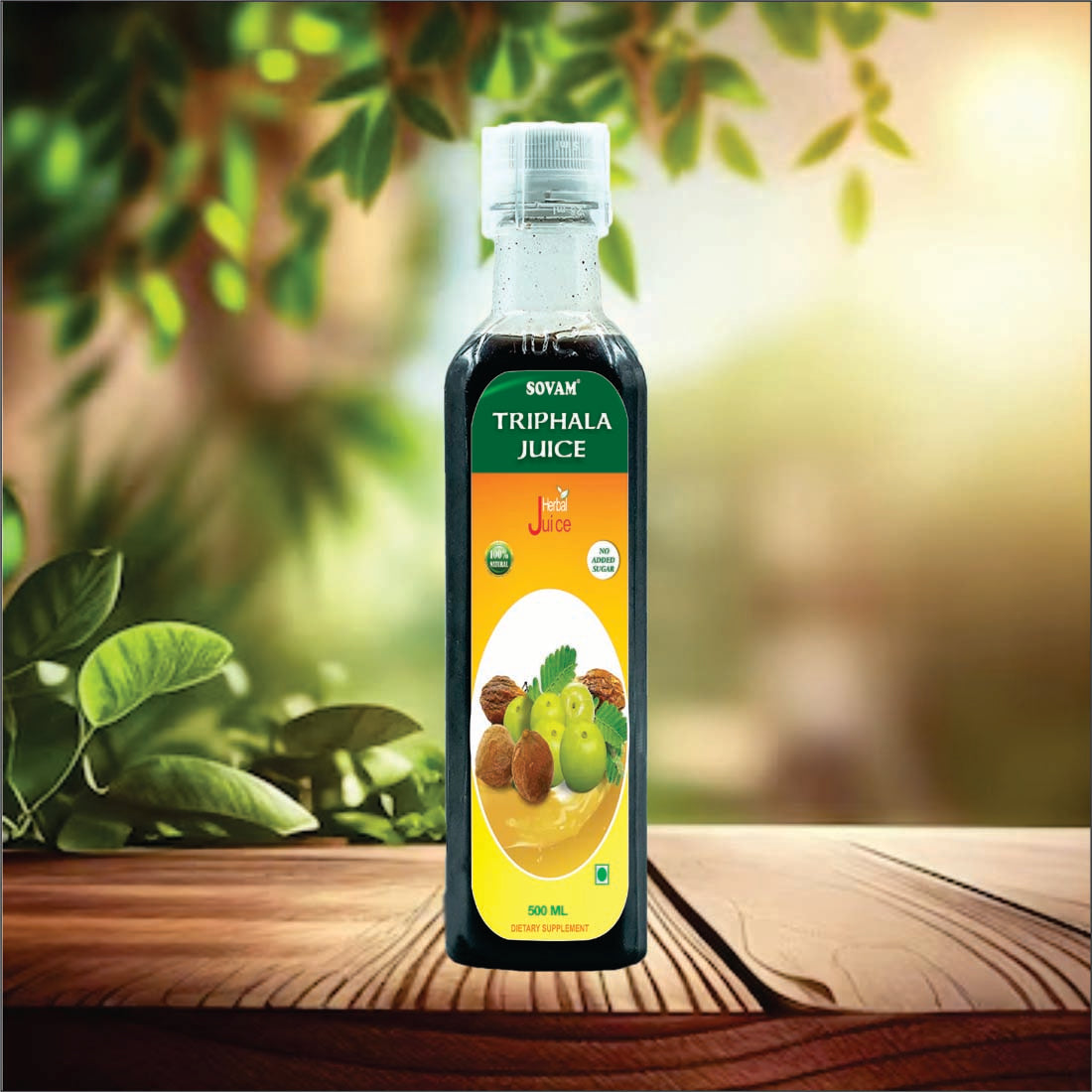 Triphala Juice - Digestion Care And Health Drink - 1000 ml - SOVAM AYURVEDA