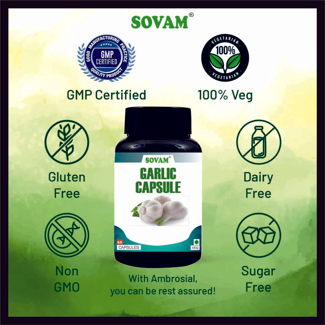 Sovam Garlic 60 Capsule