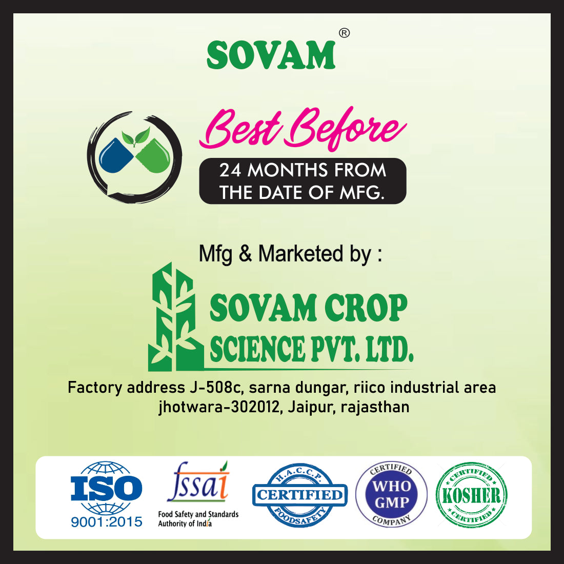 Sovam Pure Herbs Used Panch Tulsi Drops 30 Ml