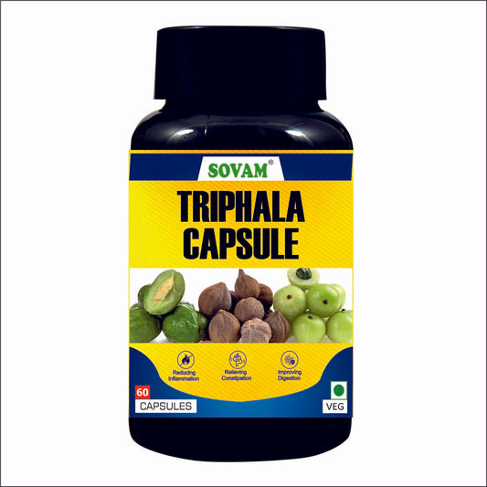 Sovam Triphala Ayurvedic 60 Capsules