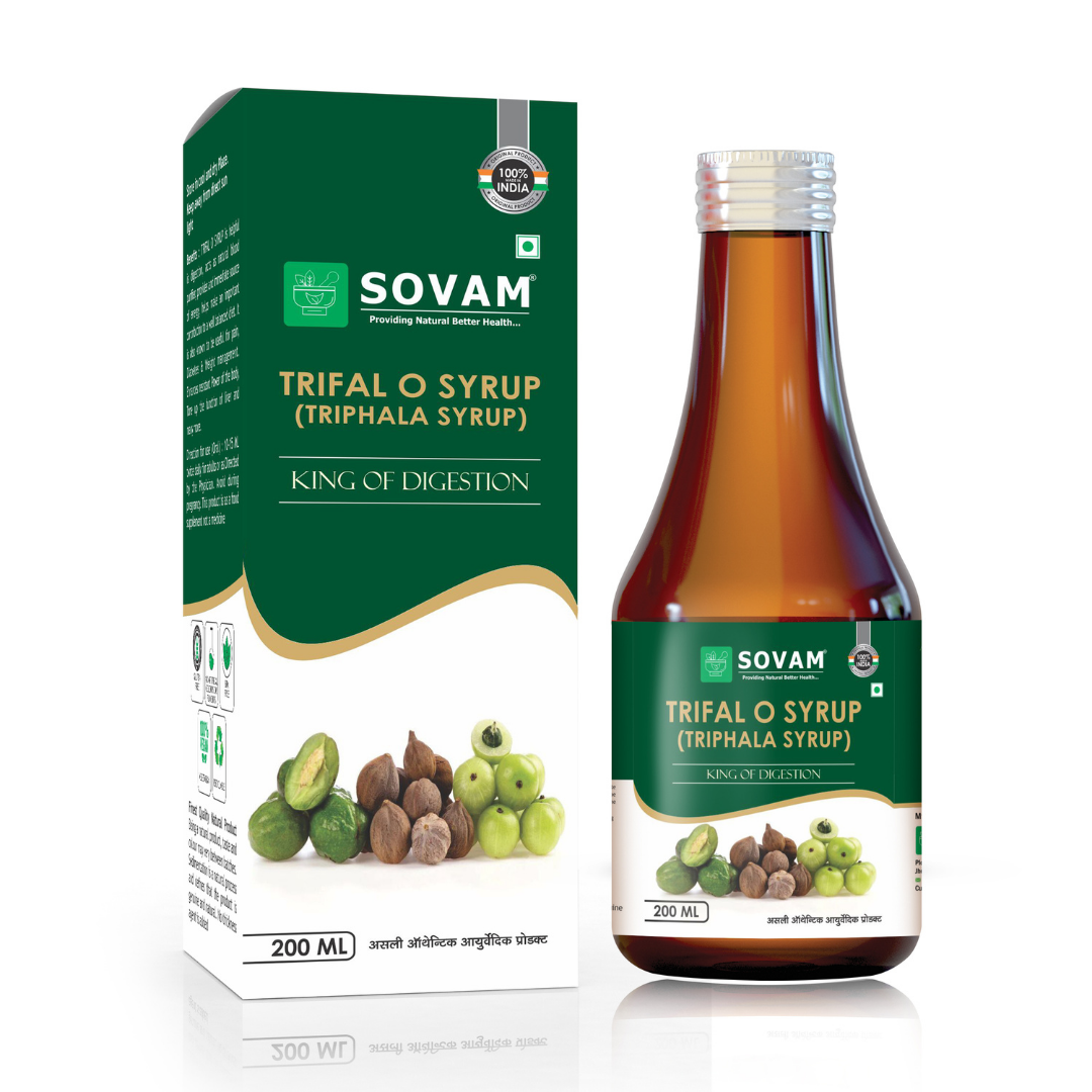 Trifal O Syrup digestive tonic | Sovam Ayurveda