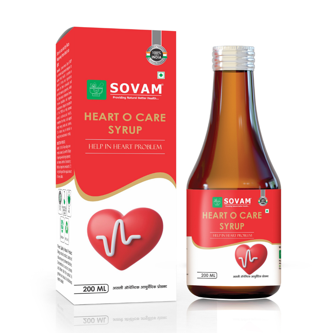 Heart O Care Syrup Ayurvedic Heart Tonic | Sovam Ayurveda