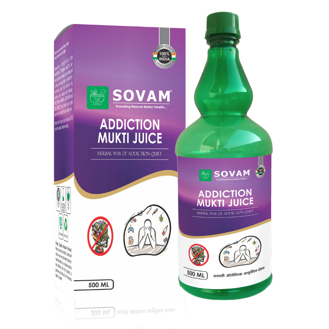 Addiction Mukti Juice Ayurvedic Nasha Mukti Juice | Sovam Ayurveda