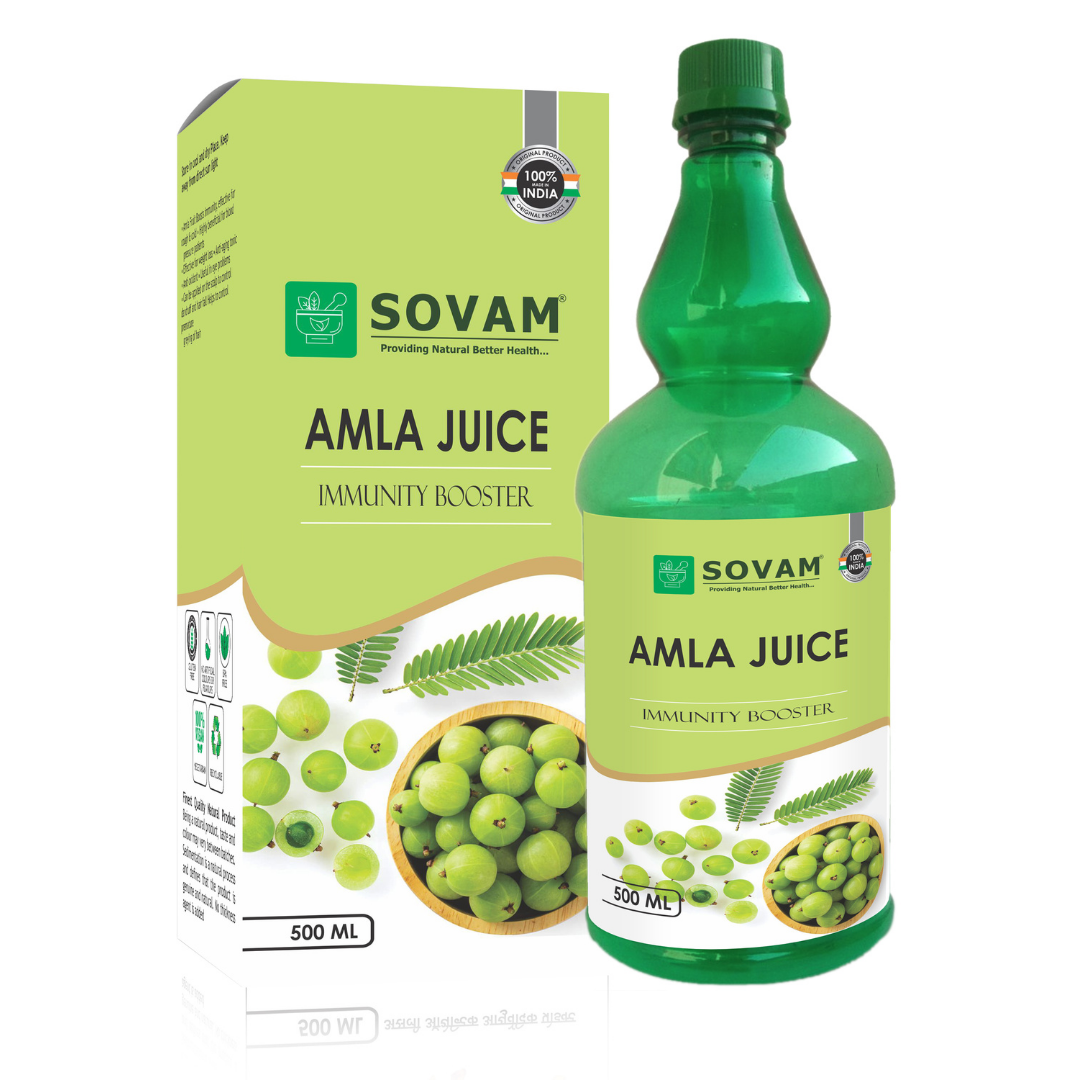 Amla Juice 500ml Ayurvedic immunity tonic | Sovam Ayurveda