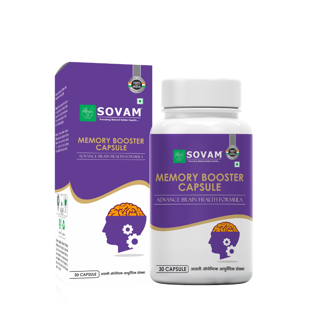 Memory Booster ayurvedic medicine Capsule | Sovam Ayurveda