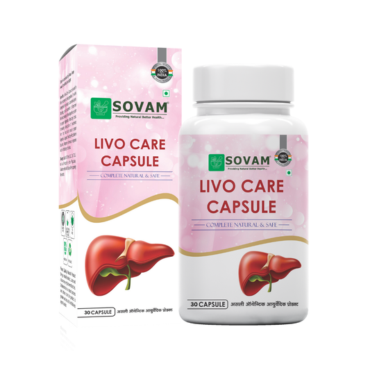 Livo Care Capsule Ayurvedic Medicine | Sovam Ayurveda