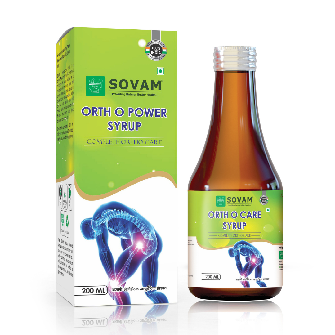 Ortho O Power Syrup Bone and joint health | Sovam Ayurveda