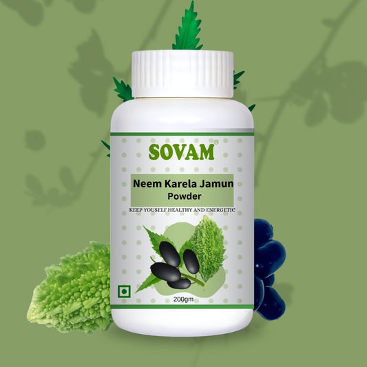 Sovam Neem Karela Jamun Powder 200gm