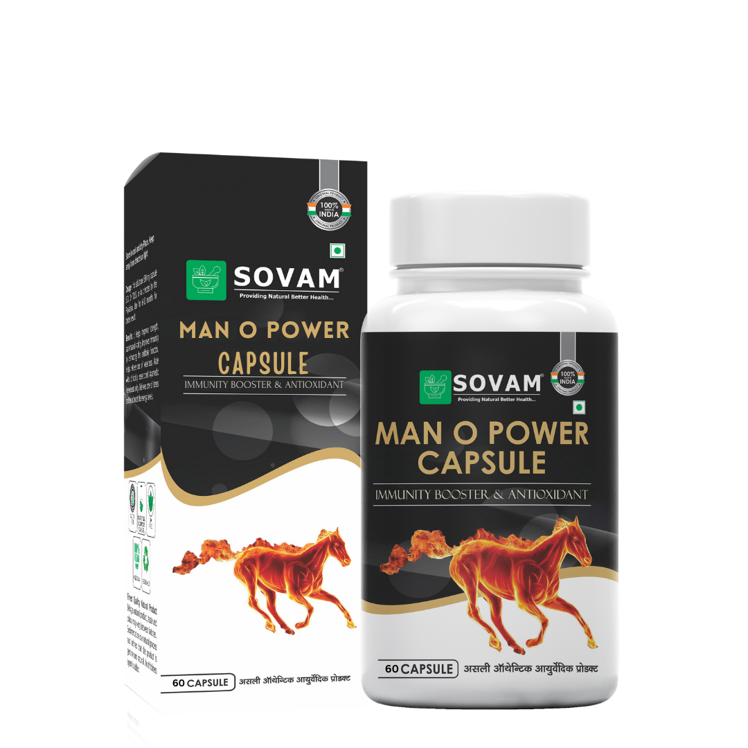 Man-O-Power Capsule 60 Capsules Ayurvedic | Sovam Ayurveda