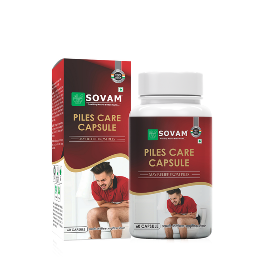 Piles Care Capsules Ayurvedic Medicine 60 Capsules | Sovam Ayurveda