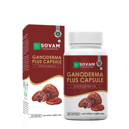 ganoderma plus capsule Ayurvedic Medicine | Sovam Ayurveda