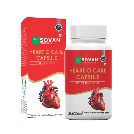 Heart O Care Capsule 60 pc Ayurvedic Medicine | Sovam Ayurveda