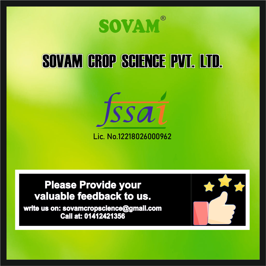 Sovam Organic Tulsi 60 Capsules