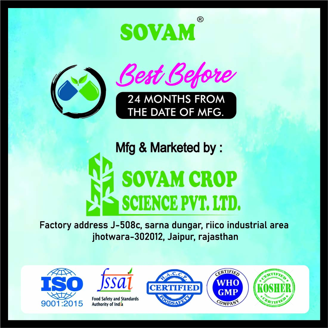 Sovam Organic Tulsi 30 Capsules