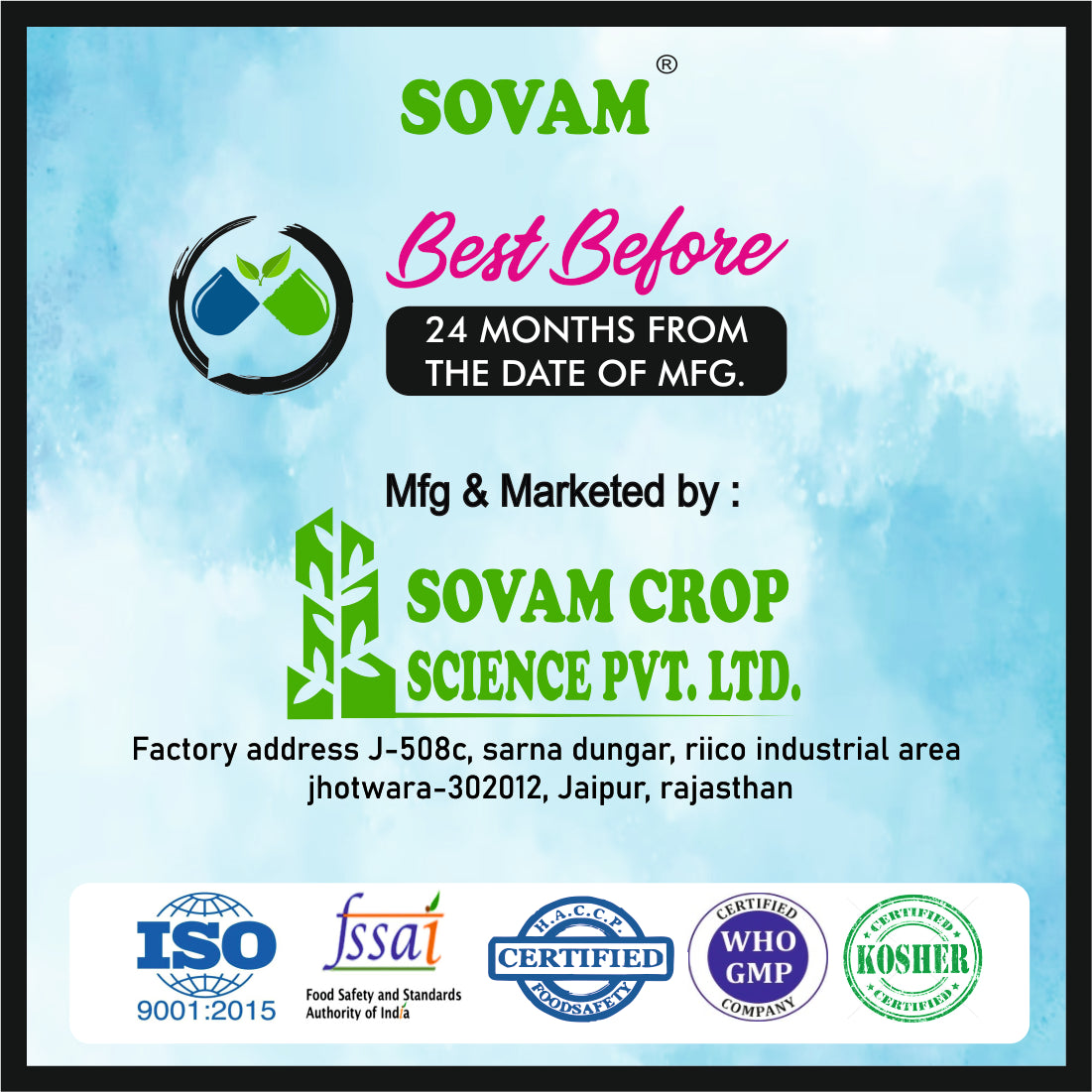 Sovam Organic Tulsi 60 Capsules