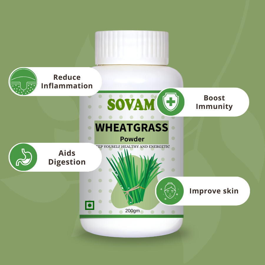 Buy Sovam Wheatgrass Powder 200gm