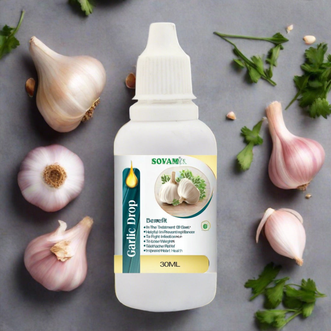 Sovam Garlic Liquid Drops