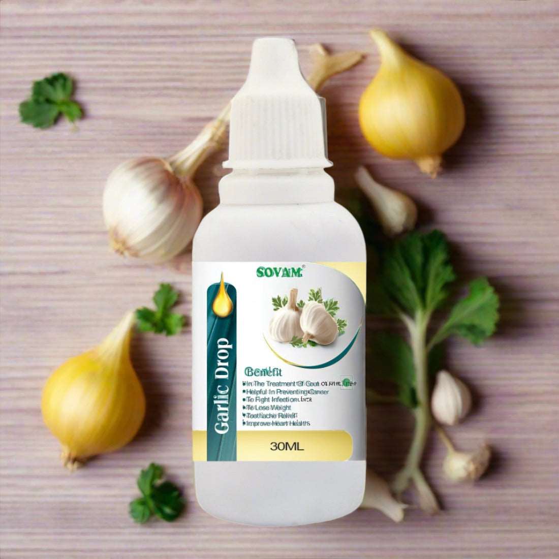 Garlic Liquid Drops – 30ML