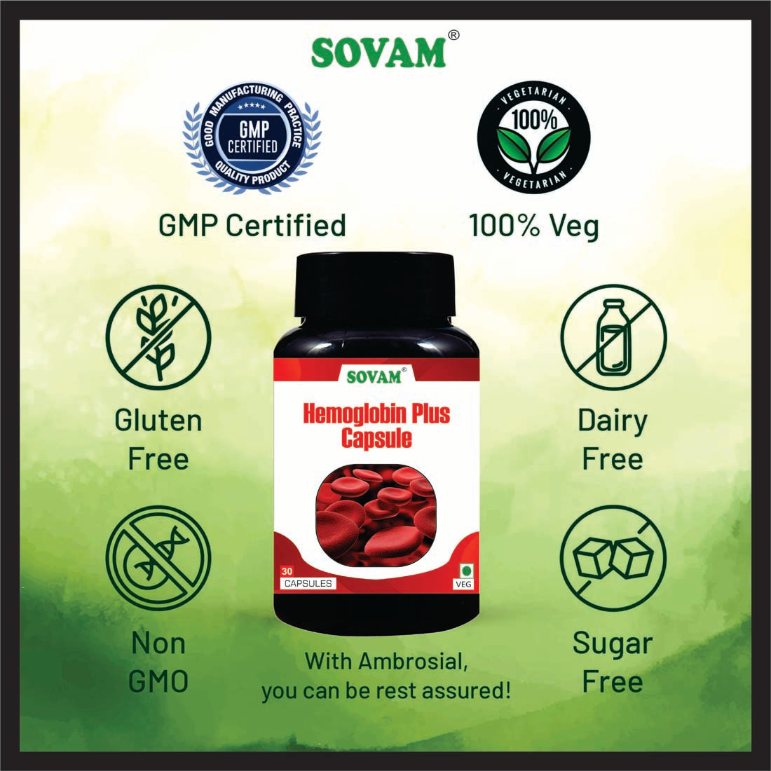 Sovam Hemoglobin 30 Capsule