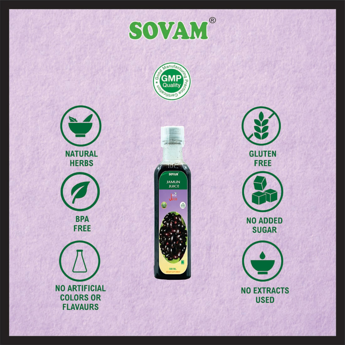 Sovam Jamun Juice -500ml