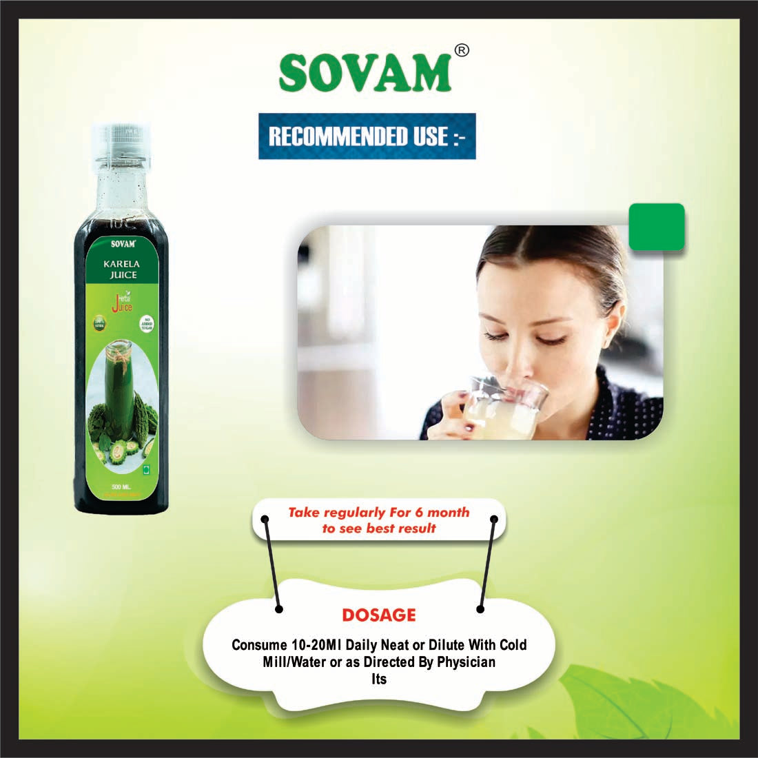 Sovam Karela Juice -500 ml