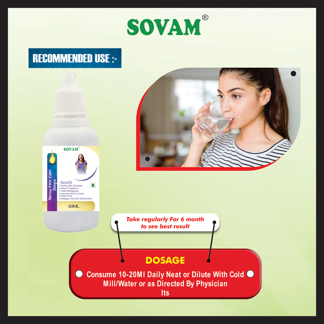 Sovam Stress Free Care Drops 30 Ml