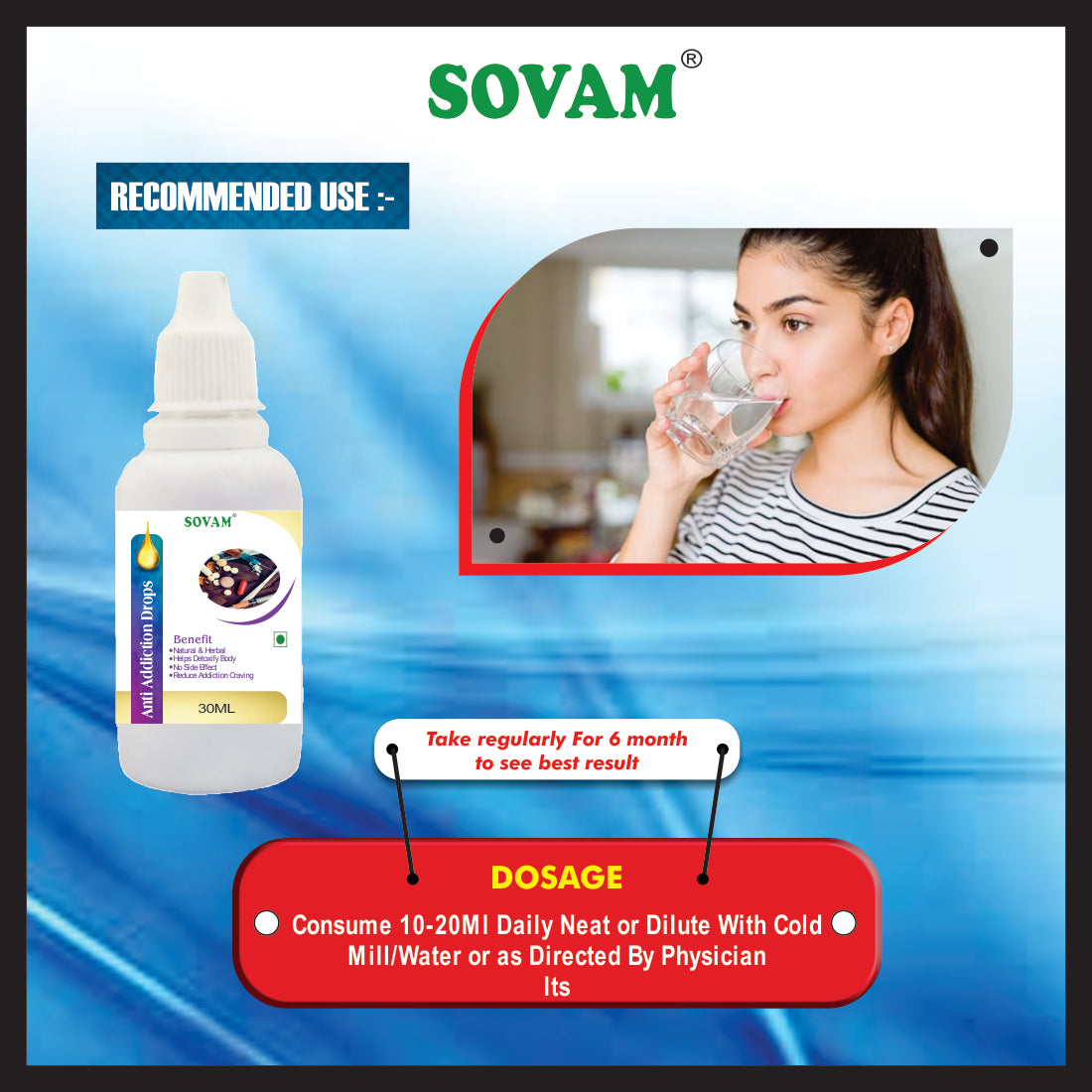 Sovam Anti Addiction30ml Drops,