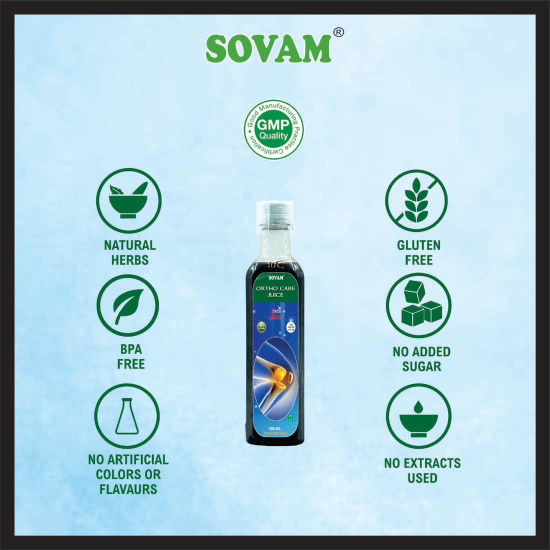 Orth-O- Care Juice ayurvedic tonic 500ml | Sovam Ayurveda