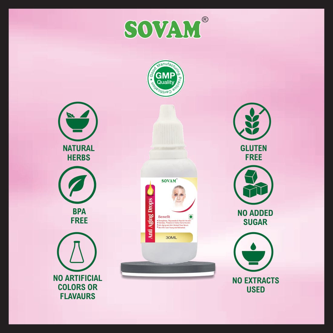 Sovam Anti Aging 30ml Drops