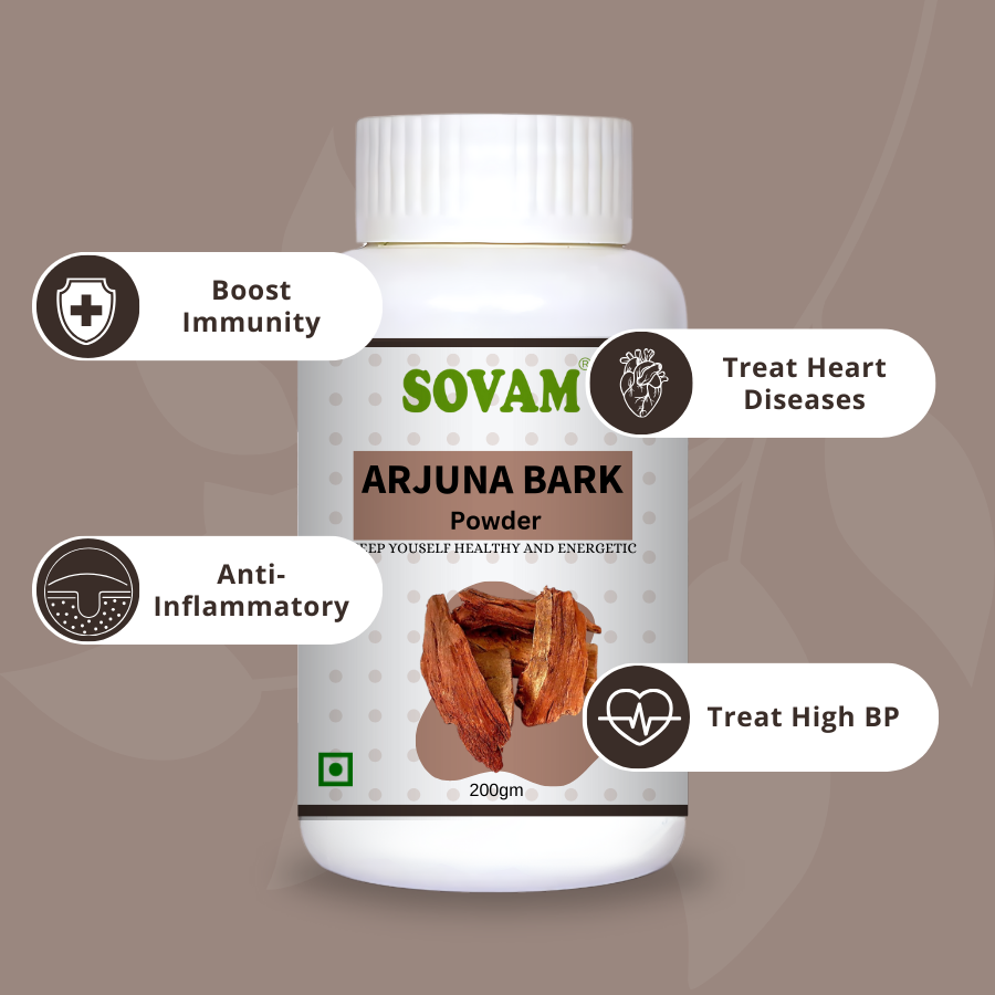 Buy Sovam Arjuna Bark Powder 200gm