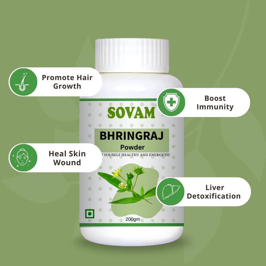 Buy Sovam Bhringraj Powder 200gm