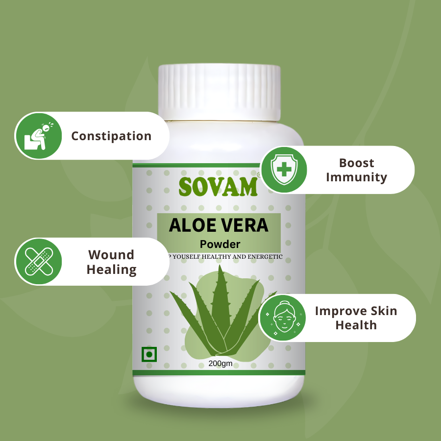 Buy Sovam Aloe Vera Powder 200gm