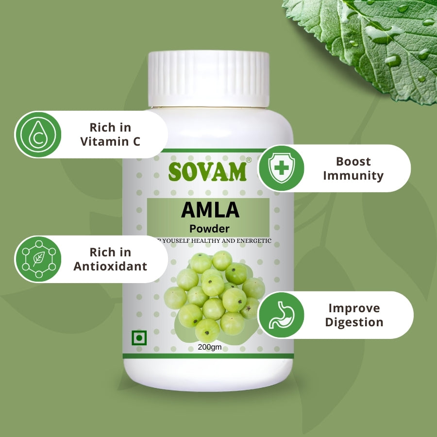 Buy Sovam Amla Powder 200gm