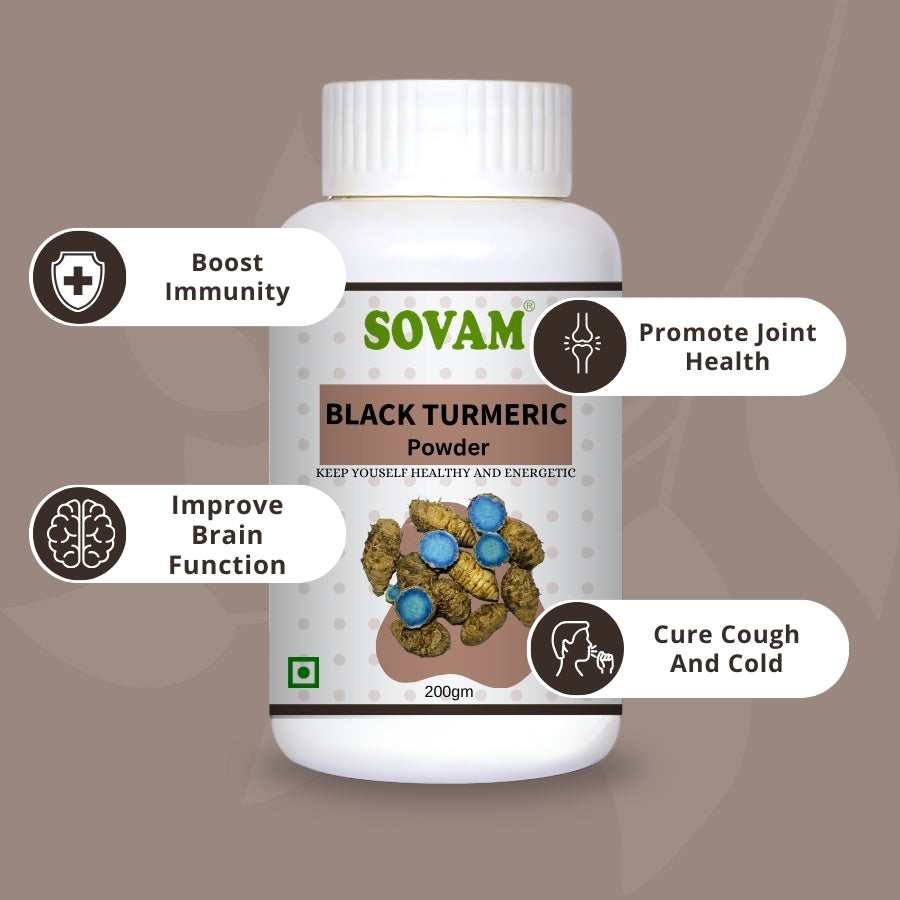 Sovam Black Turmeric Powder 200gm