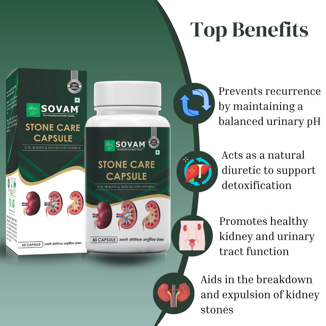 Stone care Nil capsule Ayurvedic Medicine | Sovam Ayurveda