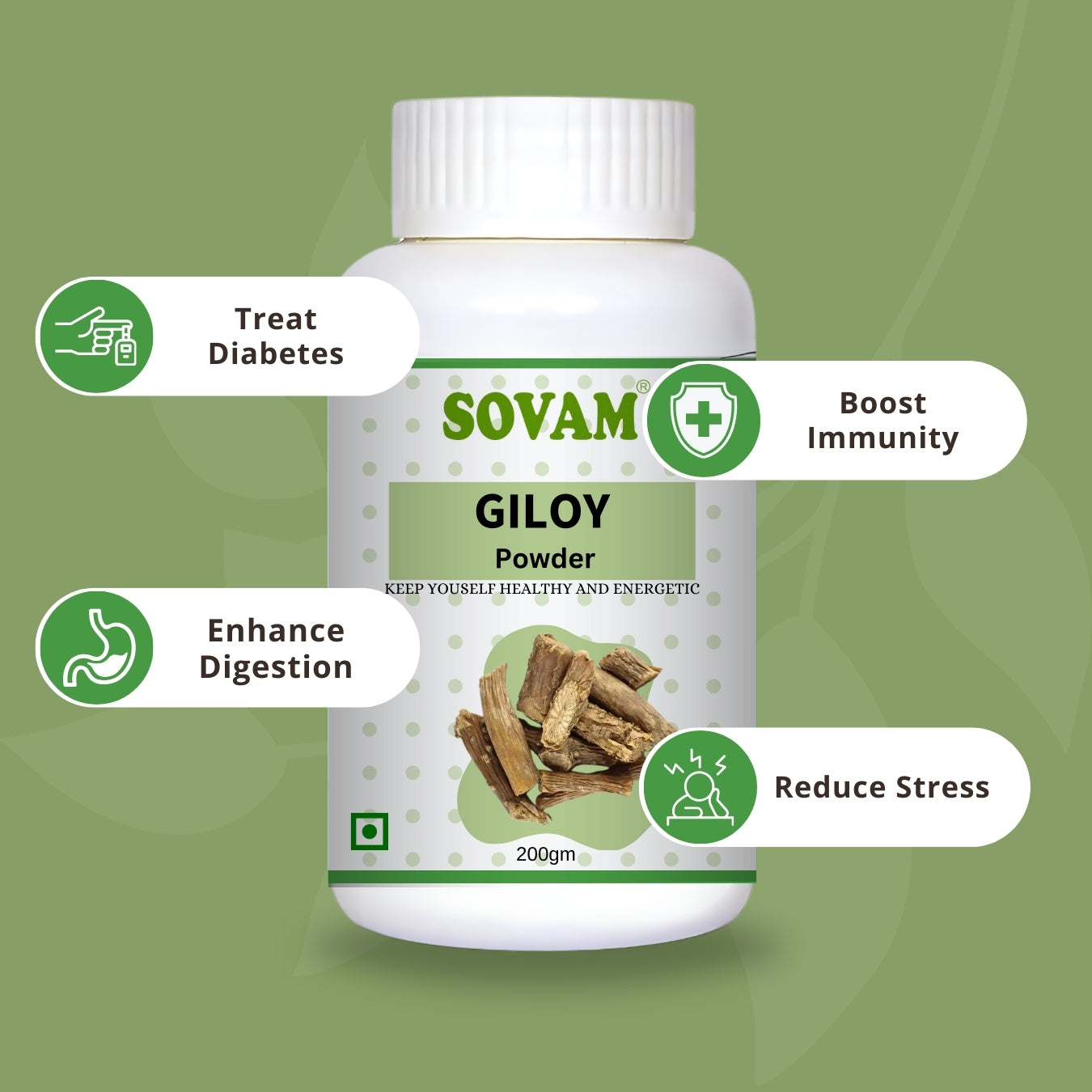 Buy Sovam Giloy Powder 200gm