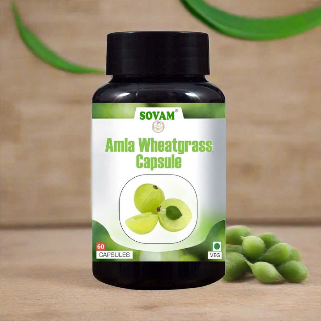 Sovam Amla Wheatgrass 60 capsules