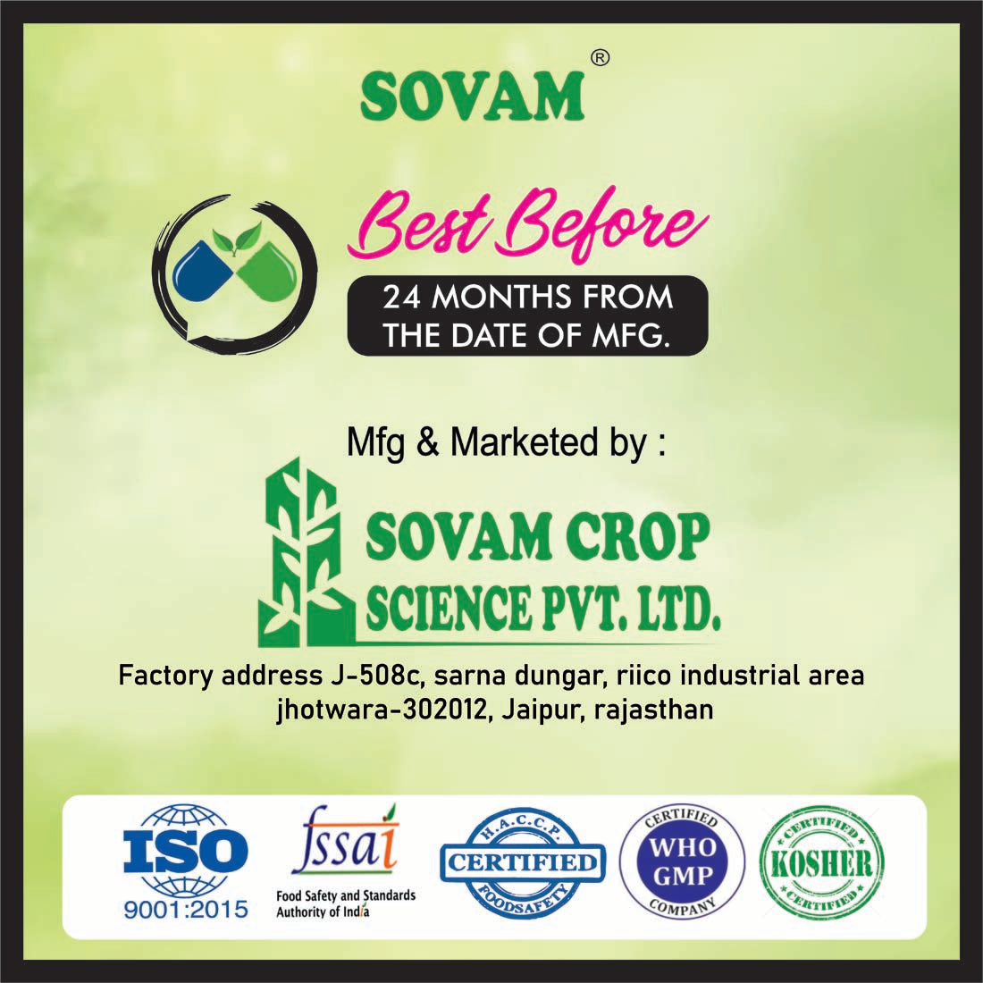 Sovam Amla Wheatgrass 30 capsules