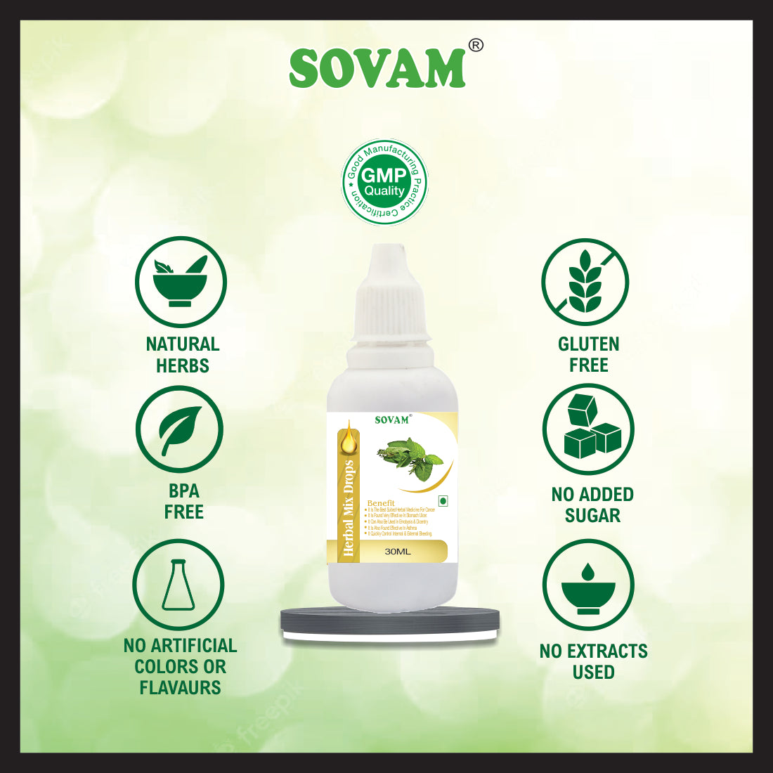 Sovam Herbal Mix Drop 30ml