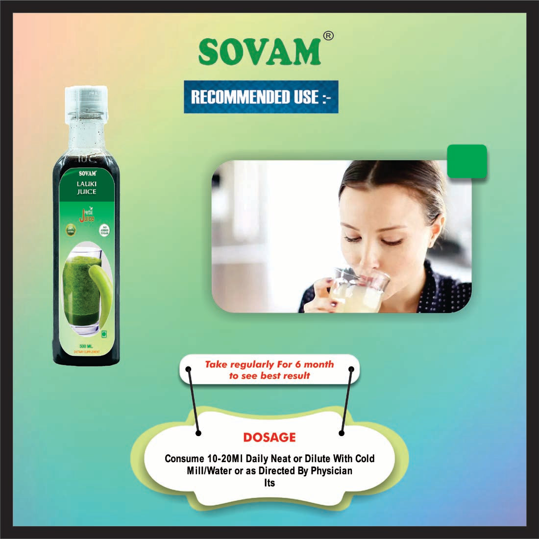 Sovam Lauki Juice - 500ml