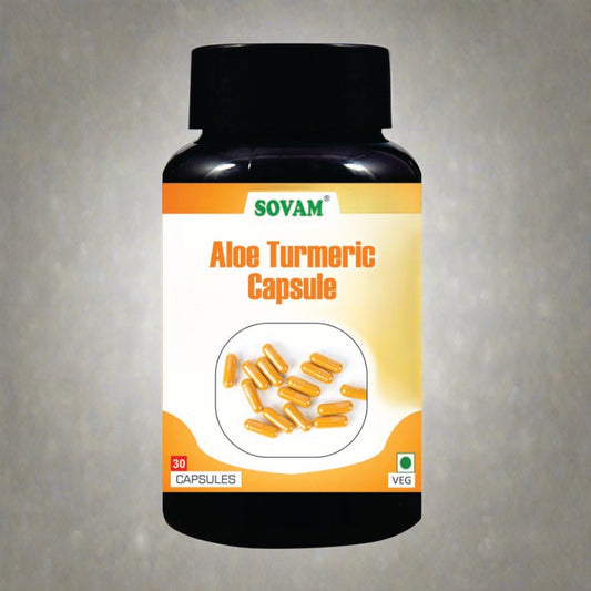 Sovam Aloevera Turmeric 30 Capsules