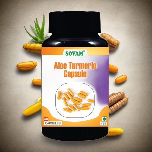 Sovam Aloevera Turmeric 60 Capsules |