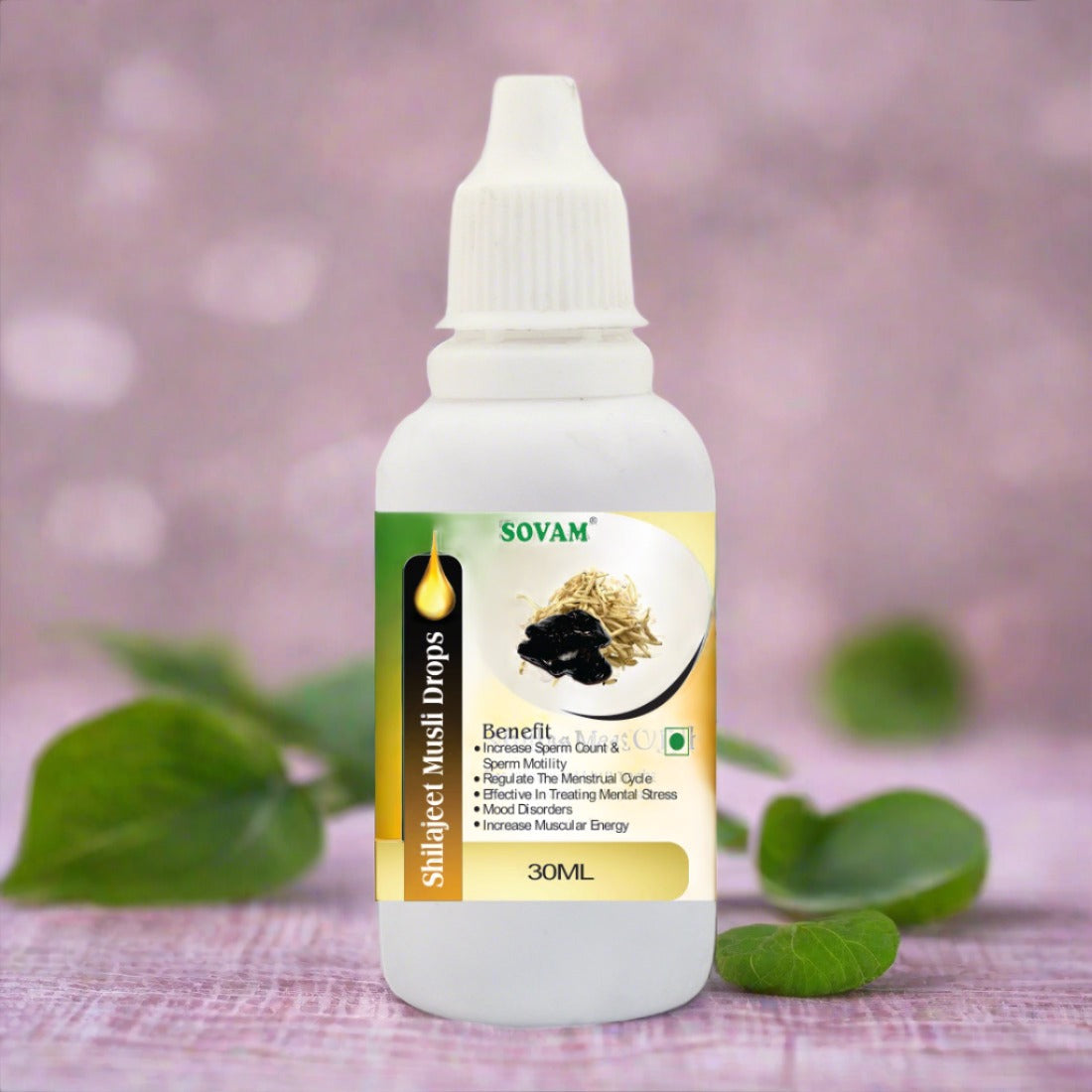 Sovam Shilajeet  Safed Musli liquid Drops 30 Ml