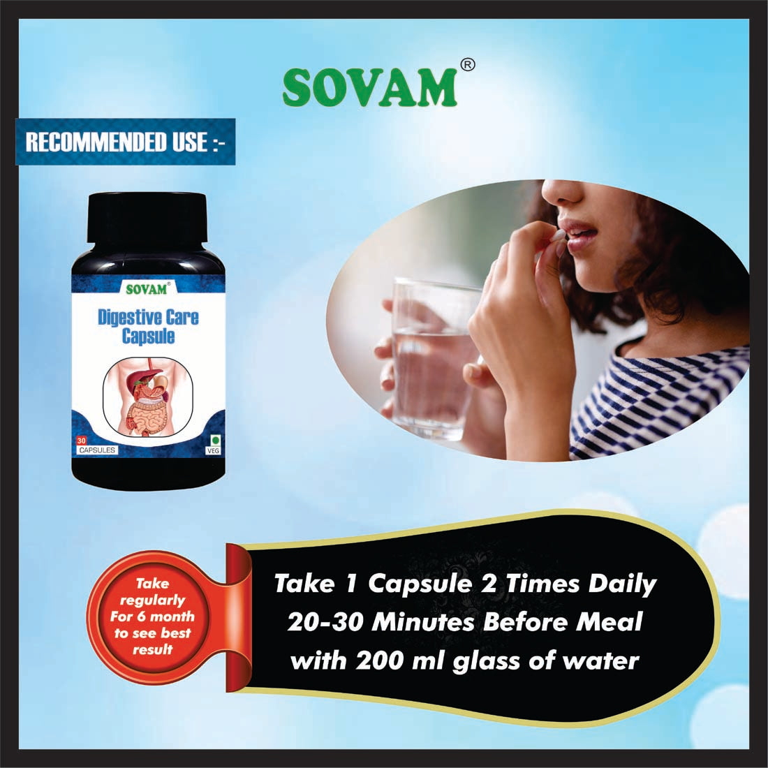 Diges o Care 30 Capsule Ayurvedic Medicine | Sovam Ayurveda